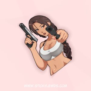 tomb raider lara croft peeker